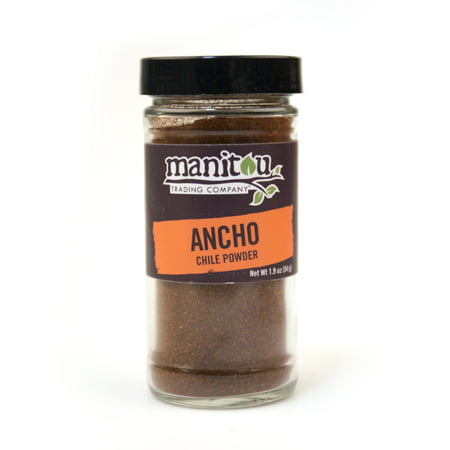 Ancho Chile Powder, 1.9 Oz Glass Jar