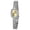 Gold, variant on Small Silver Watches for Women, Minimalist Dainty Women's Wrist Watch with Oval Dial, Crystal-Bezel, Waterproof, Vintage Ladies Analog Quartz Watch, Fashion Bracelet Women Watch, White