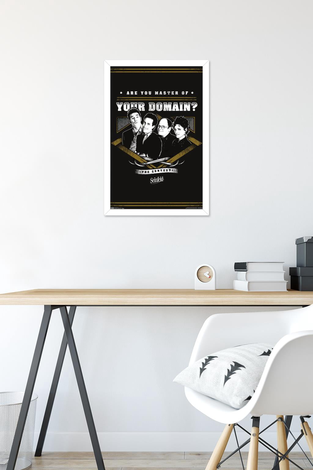 Seinfeld - Domain Wall Poster, 14.725" x 22.375", Framed