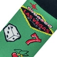 thumbnail image 4 of Crazy Socks Las Vegas Fun Print Novelty Crew Socks for Men, 4 of 6