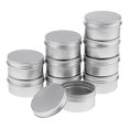 thumbnail image 4 of 22 Unidades Tarro de Aluminio Para Almacenaje de Bálsamo Sunnimix Caja de aluminio vacía 12pcs 30g Y 10pcs 80ml, 4 of 8