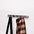 thumbnail image 7 of Unique Bargains Wall Mounted 6 Hooks Coat Hat Robe Aluminium Hanger, 7 of 7