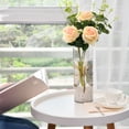 thumbnail image 6 of Clear Flower Vase Centerpieces Plastic Cylindrical Vases Home Wedding Decor 4"x12" Butterfly Dragonfly, 6 of 6