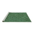 thumbnail image 2 of Ahgly Company Machine Washable Indoor Rectangle Abstract Turquoise Blue Contemporary Area Rugs, 8' x 10', 2 of 4