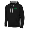 thumbnail image 2 of Men's Antigua Black Los Angeles Lakers St. Patrick's Day Victory Raglan Pullover Hoodie, 2 of 4