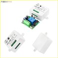 thumbnail image 3 of 433MHz Wireless Remote Control Switch Kit - 10A 250V AC Receiver with Single-Button Transmitter, CR2032 Battery Included, 50m Range, Toggle Mode Operation, Memory Function for Lamps/Sockets, 3 of 6