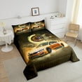 thumbnail image 4 of Erosebridal Racing Car Comforter Sets Queen Size,Extreme Sports Bedding Queen Comforter Set,Gradient Bedroom Decor,Reversible,Ultra Soft,3 Pieces, 4 of 7