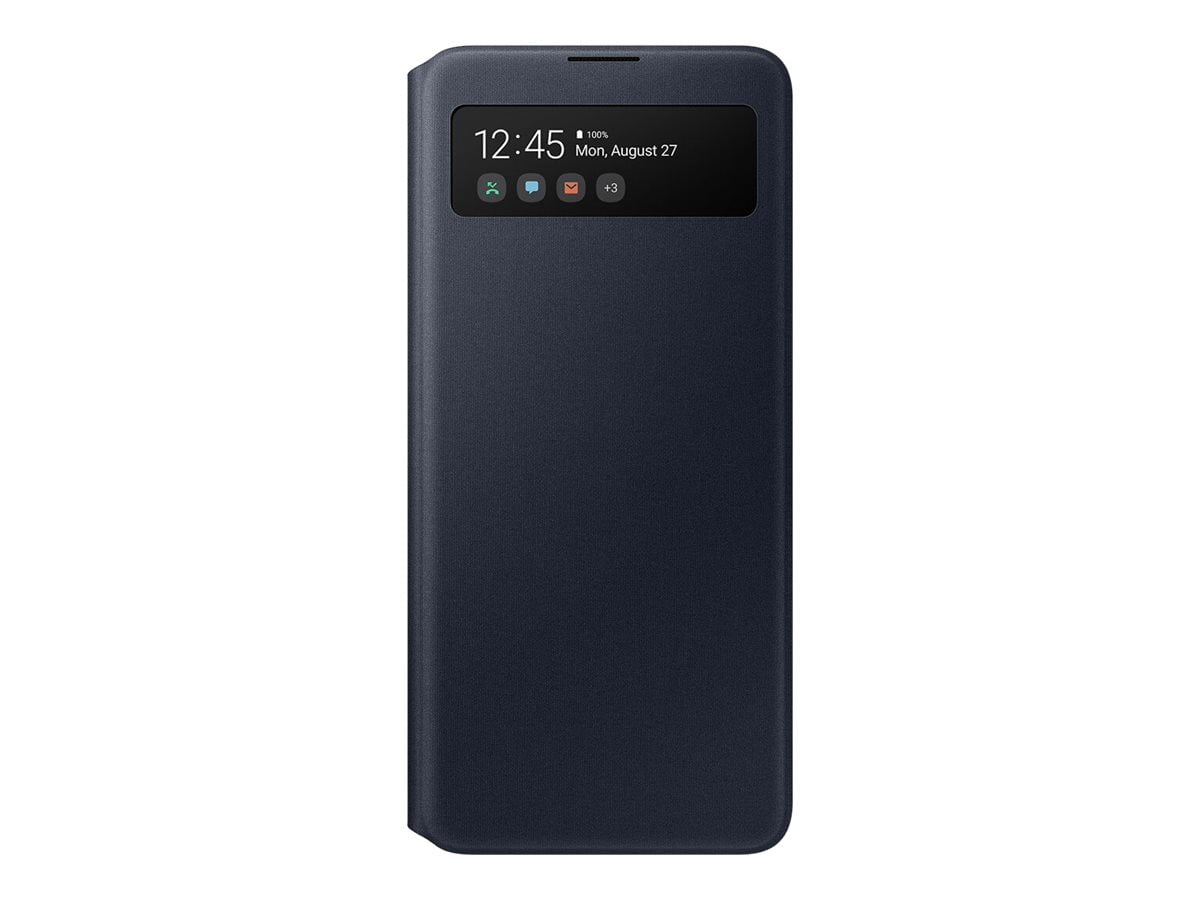 Samsung S View Wallet EF-EA515 - Flip cover for cell phone - black - for Galaxy A51