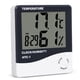 thumbnail image 2 of Advancent LCD electrónico Digital temperatura humedad medidor interior multifunción termómetro higrómetro estación meteorológica reloj Termómetros, 2 of 6