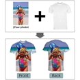 thumbnail image 2 of JOOCAR 3D Custom T Shirts for Men Design Your Own Shirt Add Text/Image/Logo Personalized Tee Printed Photo Front/Back, 2 of 4