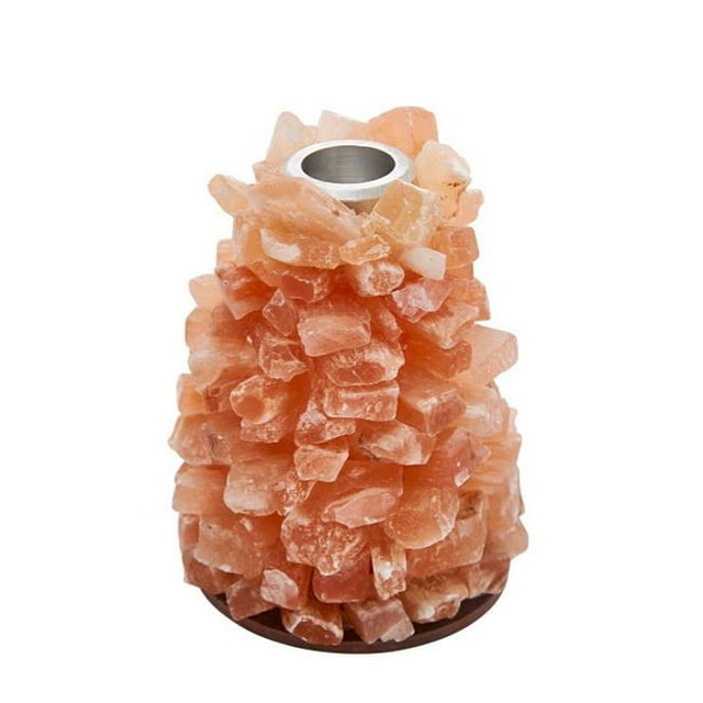 Enchanting Metal Candle Holder, Orange