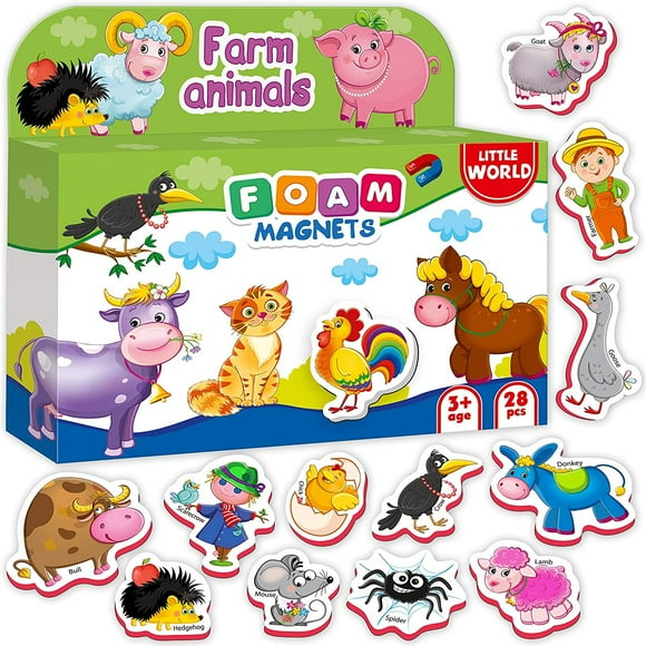 Imanes para nevera de Roter Kafer, para ninos Little World N/A