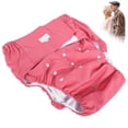 thumbnail image 3 of Pañal tipo braguita ajustable, lavable y reutilizable para incontinencia para personas mayores, color rojo rosa, 3 of 8