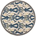 thumbnail image 2 of Safavieh Martha Stewart 4' X 6' Tufted Hand loomed Wool Rug in Mariner, 2 of 2