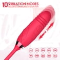 thumbnail image 4 of Juguete de rosa para sexo de mujer - Estimulador de sexo de rosa para mujeres Juguetes Parejas Adulto con consolador de empuje, 10 Vibrador de empuje Juguete Sexo G Punto Vibrador, Juguetes sexuales p, 4 of 9