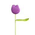 thumbnail image 1 of Handwoven Yarn Tulip Bouquet: Vibrant,Low-Maintenance Home Decoration!, 1 of 12