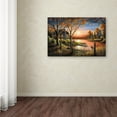 thumbnail image 4 of Trademark Fine Art Chuck Black An Autumn Sunset Canvas Wall Art - 30x47, 4 of 4