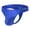 1Pack:Blue, variant on Men's Breathable Glossy Ice Silk Pouch Thong Underwear, Black, 1-Pack, M