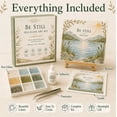 thumbnail image 5 of Psalms of Comfort & Strength Sea Glass Art Kit - Calming Religious Craft for Adults, Christian Wall Art Decor, Faith Gift for Women, Bible Study & Devotional Time, 5 of 6