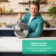 thumbnail image 4 of T-fal Cooks Smart Stainless Steel by Jamie Oliver, 11 Inch Frypan, 4 of 6