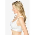 thumbnail image 3 of Comfort Choice Women's Plus Size Stay Cool Front Close Wireless Posture Bra, 3 of 5