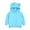 Blue, variant on Mercatoo Toddler Baby Fleece Pullover Hoodie Cute 𝐁ear Ears Sweatshirts Boys Girls Cotton Solid Tops Fall Outwear Coat