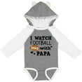 thumbnail image 3 of Inktastic I Watch Football with My Papa Boys Long Sleeve Baby Bodysuit, 3 of 5