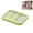 Green, variant on Rolled Ice Cream Maker Kit | DIY Ice Cream Roller Tray with 2 Scrapers | Instant Freezy Dessert Maker for Home, Parties & Families (White, 1PC)