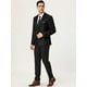 thumbnail image 4 of Blazer Slim Fit Lars Amadeus Traje de baile Negro M, 4 of 6
