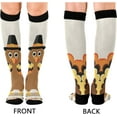 thumbnail image 2 of FREEAMG Thanksgiving Turkey Compression Socks for Men & Women Knee High Stockings for Running, Sport, Hiking & Travel, 2 of 7