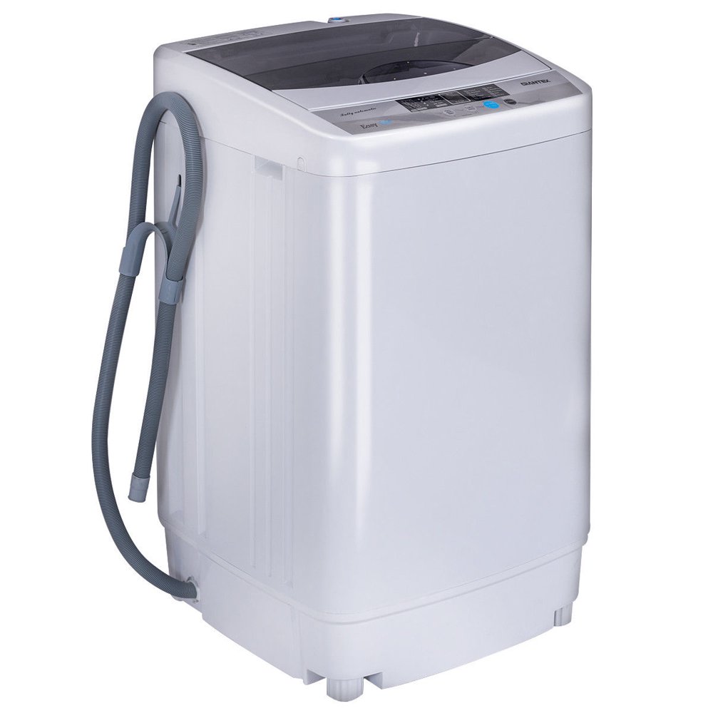 Goplus Portable Compact Washing Machine Spin Washer 1.6 Cu Ft/10 Lbs Drain Pump