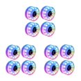 thumbnail image 2 of Dalazy Patins à Roulettes Lumineux Roulements LED Lumineux Rue Extérieur Lisse et Efficace Coloré 58x32mm 3Ensemble, 2 of 6