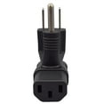 thumbnail image 2 of Strhowill 10 Pcs NEMA 5-15P to C13 90° Right-Angle Adapter Plug,US 3-Prong Plug to IEC C13 Connector for Server Cabinets, Workshops & Home Offices, 2 of 9