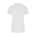 thumbnail image 3 of Birdeem Mode Femmes Décontracté Uni Chandail à Enfiler Col en V Manches Courtes T-Shirt Hauts Blouse, 3 of 5
