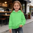 thumbnail image 2 of Bigetiay Kids Pullover Hoodie Long Sleeve Lightweight Gym Activewear Kids Fall Clothes 13-14 Years, 2 of 6