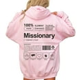 thumbnail image 3 of Christian Missionary Hoodie – Faith and Love Graphic Pullover, Vintage Religious Streetwear, Spiritual Unisex Gift for Men and Women, 3 of 7