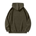 thumbnail image 6 of Havenx Distressed Washed Hoodies Pullover for Men Long Sleeve Hoodies with Pockets Hooded Sweatshirt Basic Comfy Casual Fall Winter Fashion Clothes,Camouflage Green M, 6 of 6