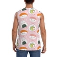 thumbnail image 4 of Easygdp Cute Sushi Men's Breathable Tank Tops Sleeveless Sporty T Shirts for Basketball, Mountaineering, Bodybuilding -Medium, 4 of 8