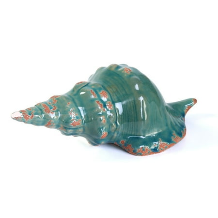 Urban Trends Ceramic Conch Seashell Sculpture