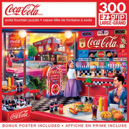 UPC: 0705988321801 | MasterPieces 300 Piece EZ Grip Puzzle – Coca-Cola Soda Fountain – 18 x24