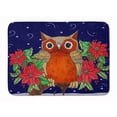 thumbnail image 1 of Carolines Treasures PJC1097RUG Whose Happy Holidays Owl Machine Washable Memory Foam Mat, 1 of 4