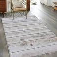 thumbnail image 3 of Brown Wood Plank Area Rug 4x6 Washable Rug Non Slip Vertical Vintage Striped Grain Large Area Rug Indoor Floor Carpet for Entryway Bedroom Kitchen Living Room Home Office Dining Room Nursery, 3 of 8
