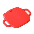 thumbnail image 1 of Tablero deportivo con asas, tabla para sentarse, entrenamiento de habilidades motoras con ruedas, equipo de entrenamiento sensorial para gimnasio de rojo, 1 of 8