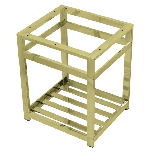 Kingston Brass VSP2522A2 Steel Console Sink Base in Polished Brass