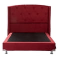 thumbnail image 2 of Box Base Cama King Size + Cabecera Zefyr Rojo, 2 of 7