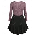 thumbnail image 2 of Camiseta Manga Larga Teñida Rosegal Mangas largas de talla grande, 2 of 5