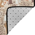 thumbnail image 4 of Shaggy Area Rug, Woodland Animals in Neutral Tones Rugs for Living Room Bedroom Non Slip Door Mat Indoor Carpet Machine Washable Nursery Home Decor Floor Mats for Entryway 60x39in, 4 of 5