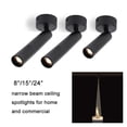 thumbnail image 3 of Industrial 8°/15°/24° Narrow Beam Ceiling Spotlights, 3W 5W Surface Mount Pin Spot Light For Jewelry Museum Gallary Picture Light
--------
,Adjustable Lighting Angle, 3 of 8