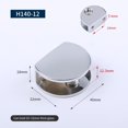thumbnail image 3 of 4 Pcs Zinc Alloy Glass Clamp Frame Support Clip Suitable for 6-12mm Thick Furniture, 3 of 11
