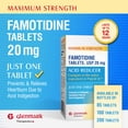 thumbnail image 4 of Glenmark Maximum Strength Famotidine Tablets, 20 mg, Acid Reducer for Heartburn Relief, 200 Count, 4 of 7